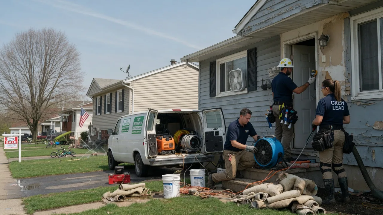 Flood Cleanup in Adamstown, PA near me